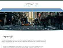 Tablet Screenshot of octalioninc.com